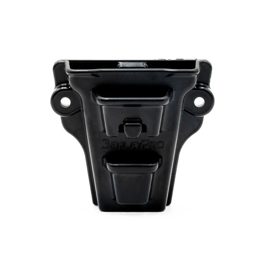BerleyPro Tool Bro viewed front-on, showing the shaped tool slots and the mounting ears