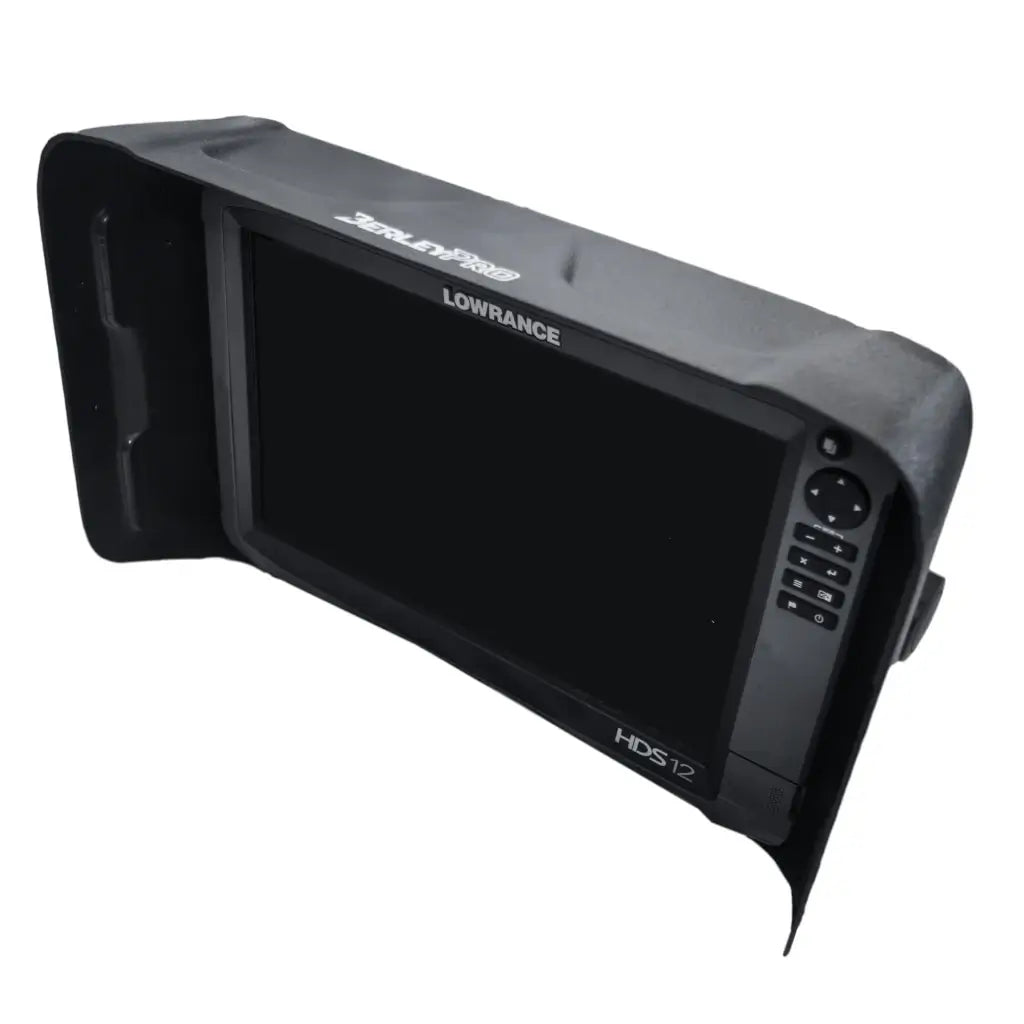 Visor fitted to a 12in Lowrance HDS Carbon or Elite Ti2 fish finder display