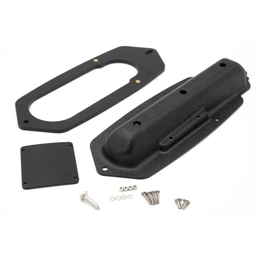 Lowrance Eagle TripleShot mount kit with pod, gasket, backing plate and stainless screws
