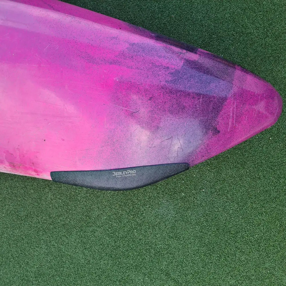Bumper Bro fitted to the bow of a Native Slayer 13 fishing kayak