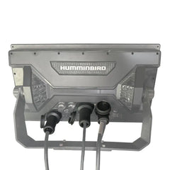 Connector Protectors fitted to the cables on the back of a Humminbird Solix unit