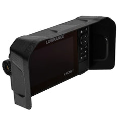 Visor fitted to a Lowrance HDS Live or Pro 9 fish finder