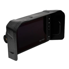 Visor fitted to a Lowrance Elite FS 7 fish finder
