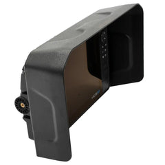Visor fitted to a Lowrance HDS Live or Pro 10 fish finder