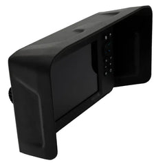 Visor fitted to a Lowrance Eagle 9 fish finder
