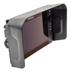 Visor fitted to a Simrad NSS4 10 fish finder display