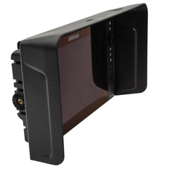 Visor fitted to a Simrad NSS4 12 fish finder display
