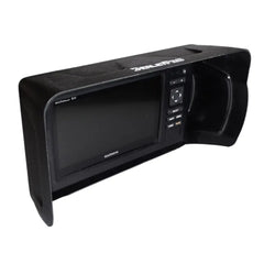 Visor fitted to a 7in Garmin Echomap Chirp fish finder