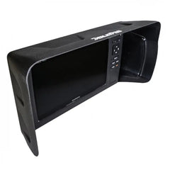 Visor fitted to a 9in Garmin Echomap Chirp fish finder