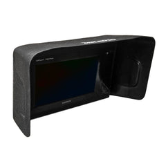 Visor fitted to a 7in Garmin GPSMAP 74XX fish finder display