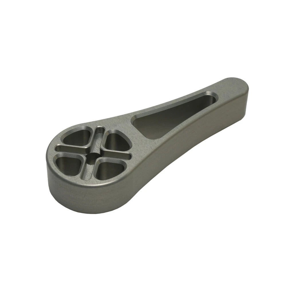 Titan Grip handle for the Pro Angler and Island, anodised alloy arm with four cut-outs