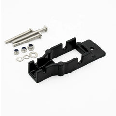 Hobie Guardian adapter kit contents with the bracket, bolts, washers and nyloc nuts