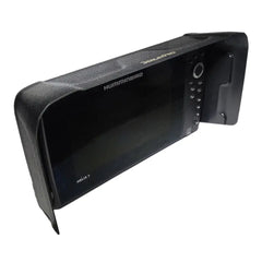 Visor fitted to a Humminbird Helix 10 fish finder