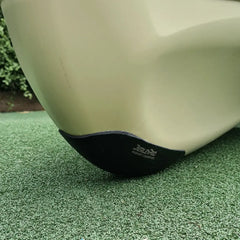 Bumper Bro fitted to the bow of an olive Hobie Passport 12 fishing kayak