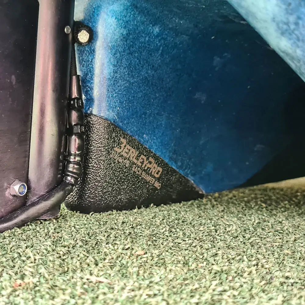 Stern Bumper Bro on a blue speckled Native Slayer 10 fishing kayak