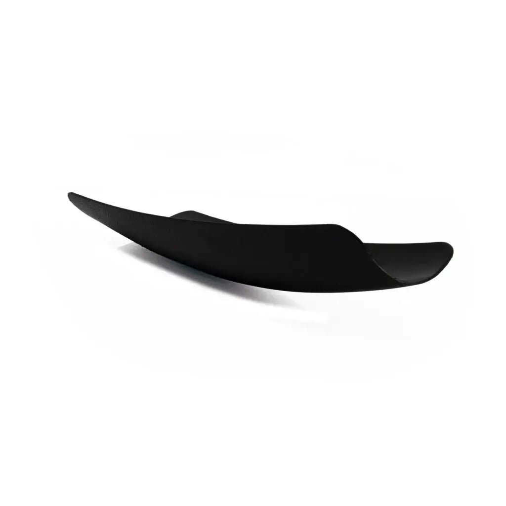 Bumper Bro keel guard for the Old Town Sportsman Salty PDL 120, flat black scoop on white