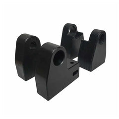 Set of four black Native Slayer seat riser blocks with U-shaped cradles