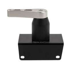 Titan steering handle upgrade on a raised black box base, viewed front-on