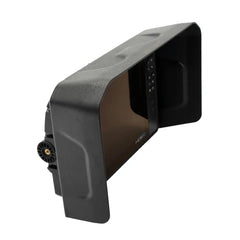 Visor on a Lowrance sounder viewed side-on