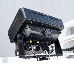 Connector Protectors fitted to the plugs on the back of a Simrad sounder