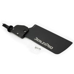 Native rudder upgrade, black blade carrying the BerleyPro logo on its mounting bracket