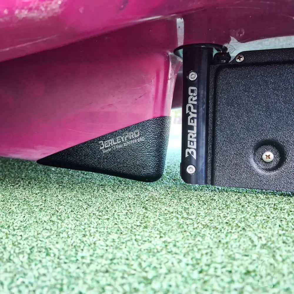 Stern Bumper Bro on the stern of a Native Slayer 13 fishing kayak
