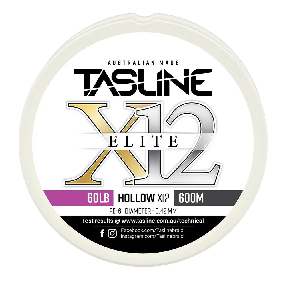 Tasline X12 Elite Hollow Braid