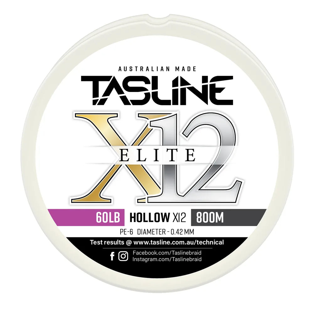 Tasline X12 Elite Hollow Braid