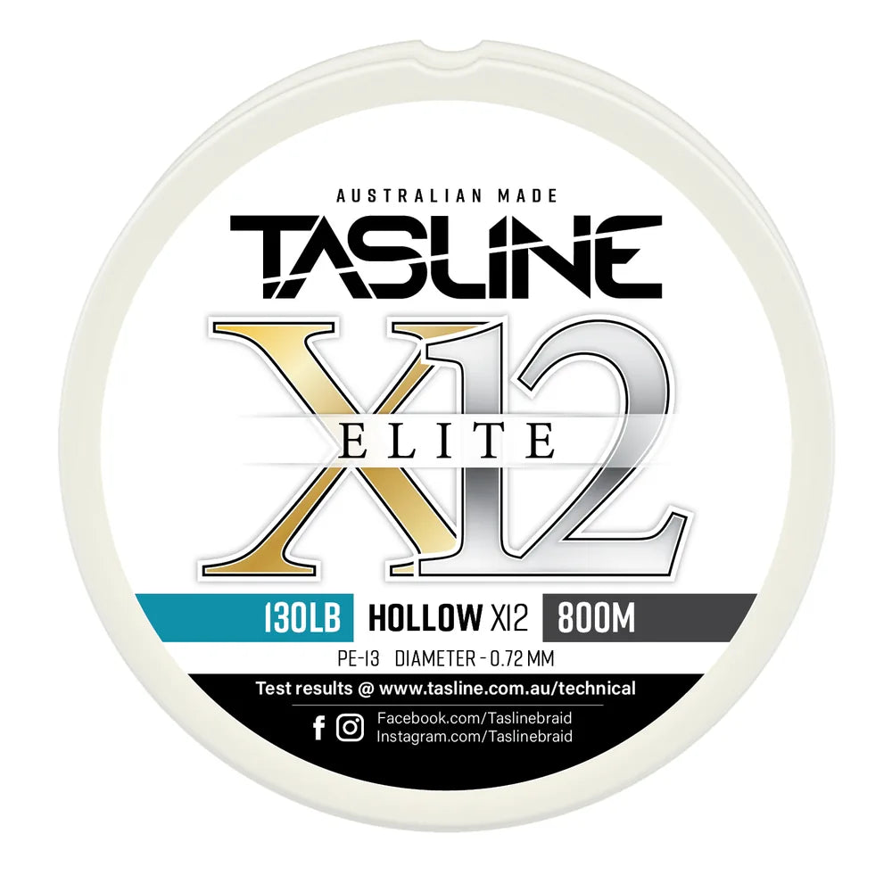 Tasline X12 Elite Hollow Braid