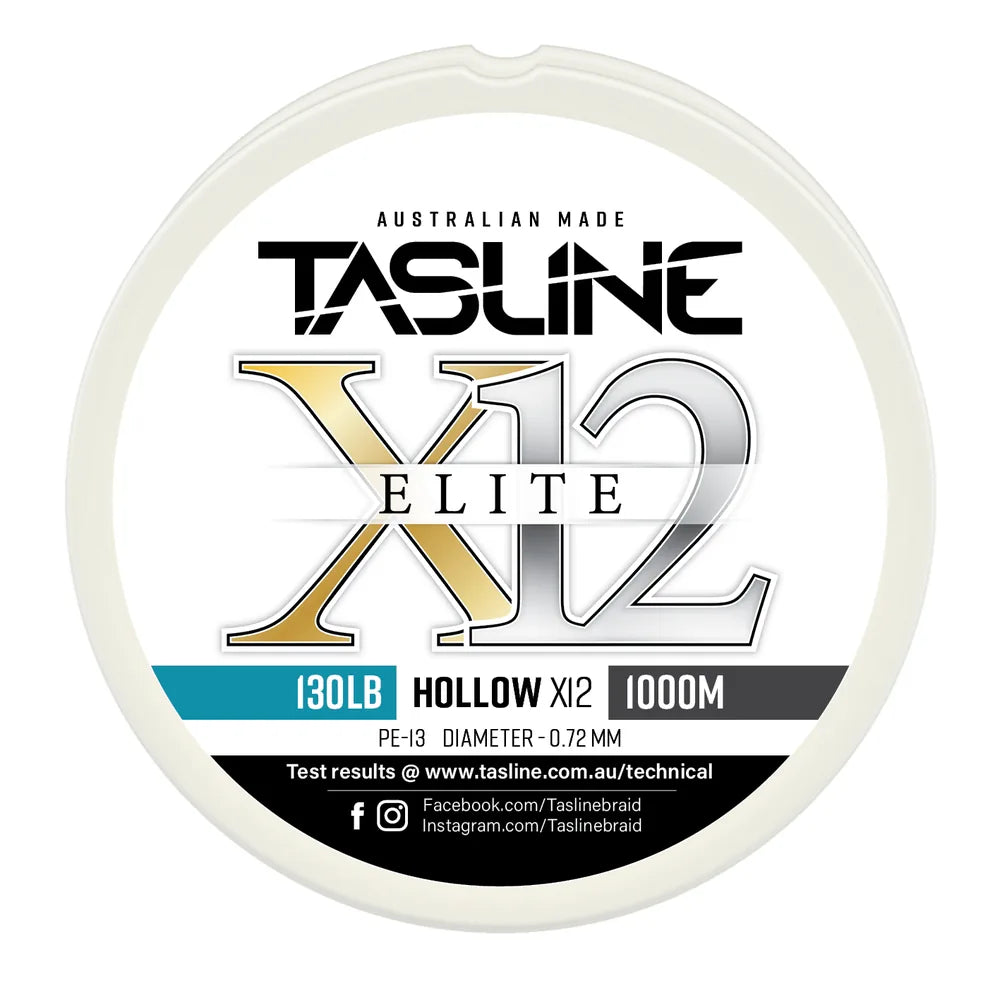 Tasline X12 Elite Hollow Braid