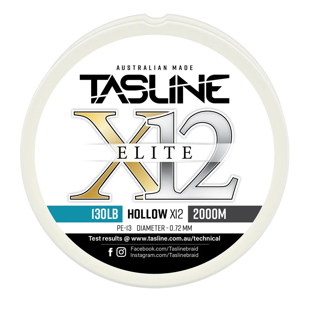 Tasline X12 Elite Hollow Braid