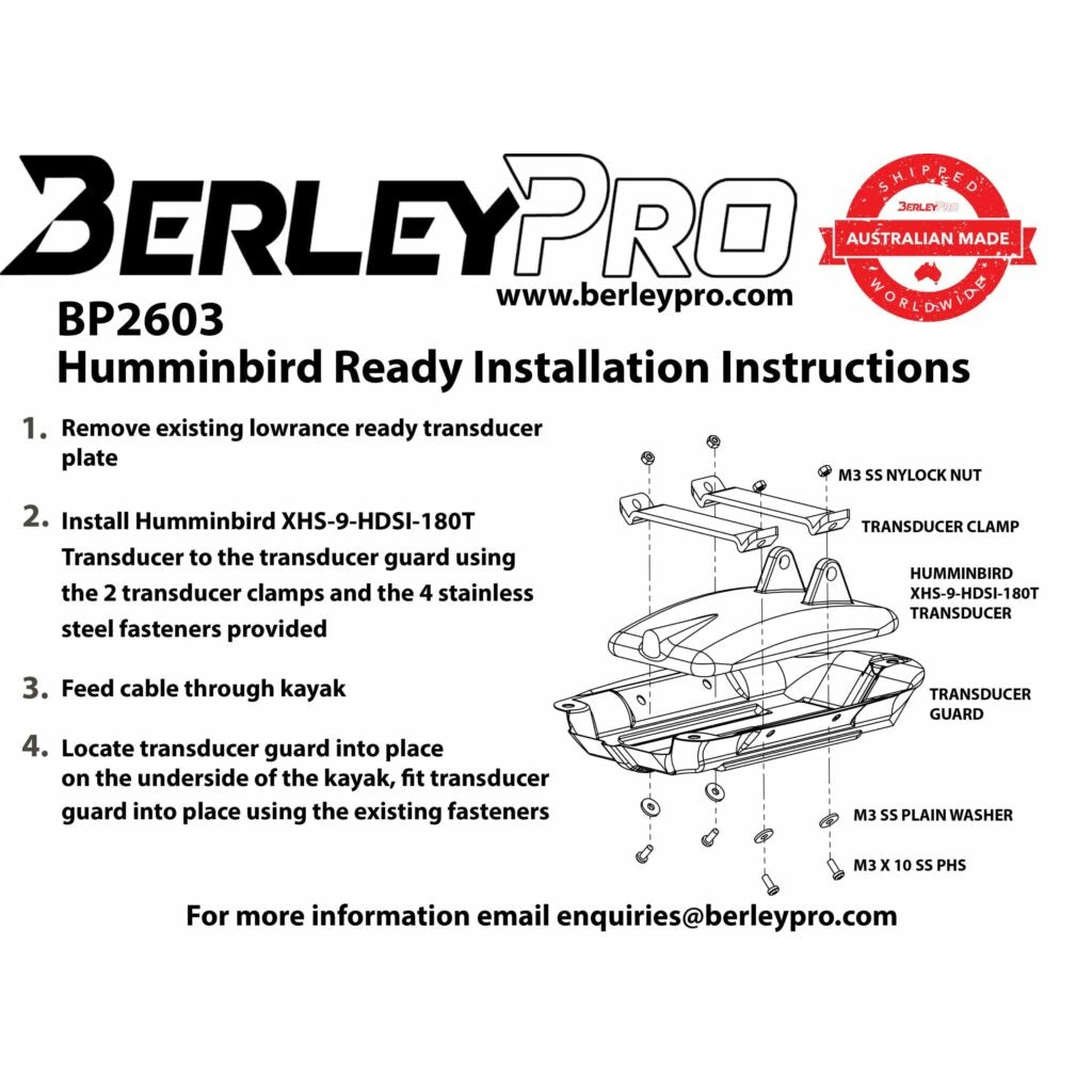BP2603 installation instruction sheet with numbered steps and an exploded fitting diagram