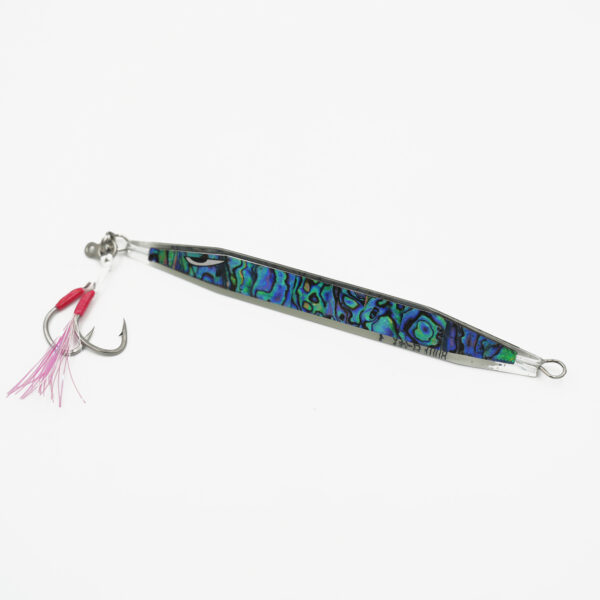 Double Trouble jig Paua Power, jigging, kingfish